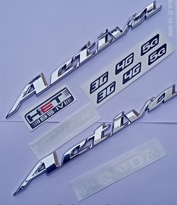 RIDERKART Emblem for Scooter(Silver)