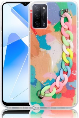 CASE CREATION Arm Band Case for Oppo A53s, Oppo A53s 5G Fancy Chain Case Cover(Multicolor, 3D Case, Silicon, Pack of: 1)