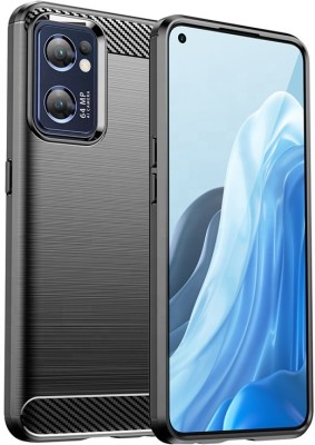 Empire Accessories Back Cover for Oppo Reno 7 5G Hybrid Zebra Flexible case(Black, Shock Proof, Silicon, Pack of: 1)