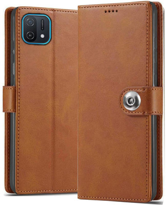 SHINESTAR. Back Cover for Oppo A16k(Brown, Pack of: 1)