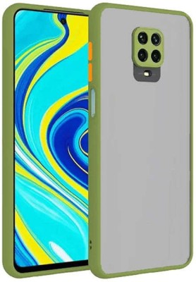 OnexDream Back Cover for Redmi Note 9 Pro Back Cover Smoke Translucent Shock Proof(Green, Camera Bump Protector, Silicon, Pack of: 1)