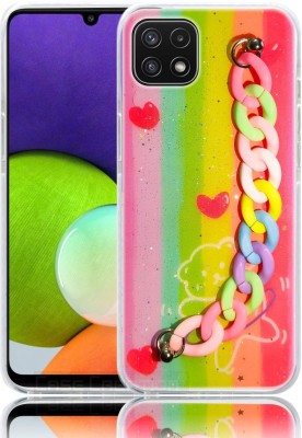 CASE CREATION Bumper Case for Samsung A22s 5G, Samsung Galaxy A22s 5G(Multicolor, Shock Proof, Silicon, Pack of: 1)