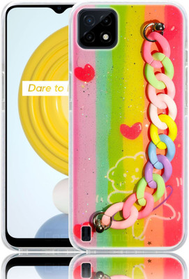 CASE CREATION Back Cover for Realme C20(Multicolor, Silicon, Pack of: 1)