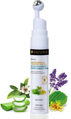 Soulflower Niacinamide Salicylic Acid Face Serum, Acne Clearout Spot Corrector, All skin