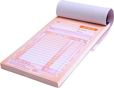 Kshivi Bill Book A5 Bill Book Ruled 200 Pages(White)