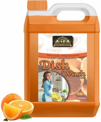 Sunita Dreams 5 Ltr Orange Dish Cleaning Gel Dish Cleaning Gel(Orange, 5 L)