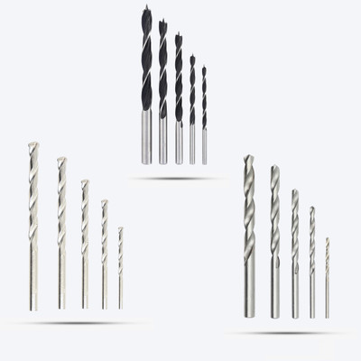 Hillgrove HGCM180M1 Drill Bit Set of 5 Pcs HSS, Wood and Masonry Drill Bit Set HGCM180M1 Drill Bit Set of 5 Pcs HSS, Wood and Masonry Drill Bit Set