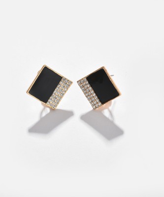 SOHI Gold Plated Designer Stud Alloy Stud Earring