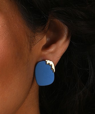 SOHI Pack of 2 Trendy Designer Studs Alloy Stud Earring