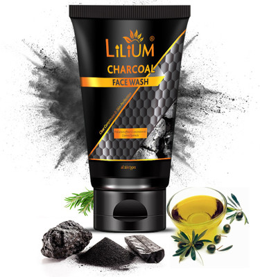 LILIUM Charcoal  for Clear Complexion & Skin Perfection Face Wash(100 ml)