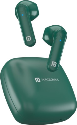 Portronics Harmonics Twins S2 Bluetooth Headset(Green, True Wireless)