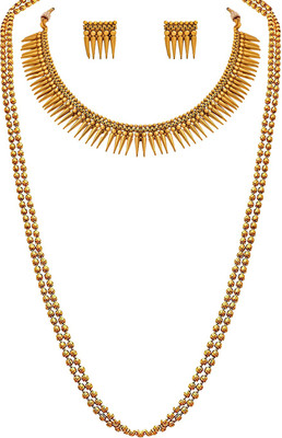 FFC-FASHION FOR CHOICE Copper Gold Jewellery Set(Pack of 1)