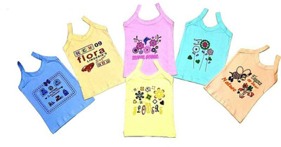 WESTDALE Camisole For Baby Girls(Multicolor, Pack of 6)