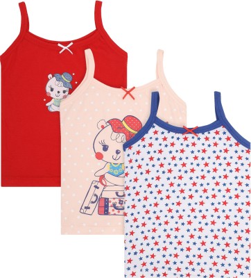 BodyCare Vest For Girls Pure Cotton(Multicolor, Pack of 3)