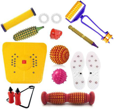YKID Massager Tools Acupressure Massager Tools Combo Kit with Roller Massager Massager(Multicolor)