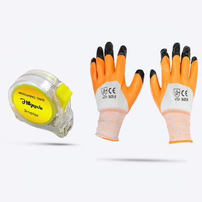 Hillgrove HGCM199M1 3 Meter Steel Blade with Hand Gloves and Auto-Lock Function Measurement Tape(3 m)