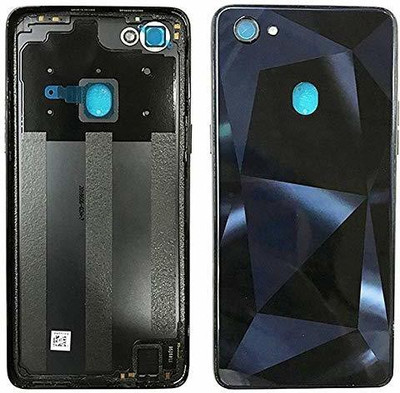 Spares4ever Oppo F7 Back Panel(Black)