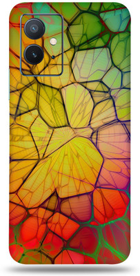 SkinoMania Iqoo Z6 5g Mobile Skin Mobile Skin(Multicolor Colorful-Abstract)