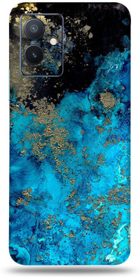 SkinoMania Iqoo Z6 5g Mobile Skin Mobile Skin(Blue-Aqua)