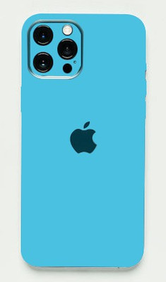 BugguSkin APPLE iPhone 12 Pro Max Mobile Skin(Ultra Super Lightblue Matte Skin With High Matte Finish.)