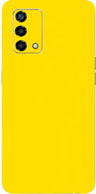 BUGGU Oppo F19s Mobile Skin(Ultra Super Yellow Matte Skin With High Matte Finish.)
