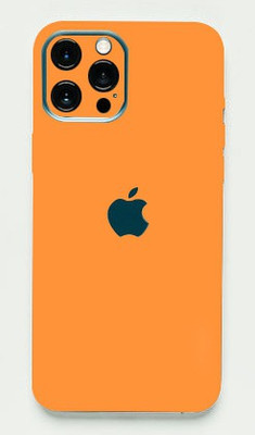 BUGGU Apple iPhone 12 Pro Max, apple iphone 12 pro max Mobile Skin(Ultra Super Orange Matte Skin With High Matte Finish.)