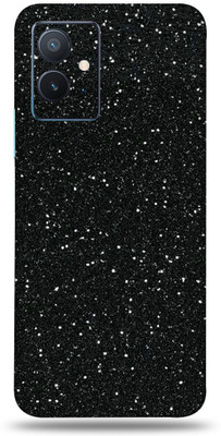 SkinoMania Iqoo Z6 5g Mobile Skin Mobile Skin(Black Glitter)