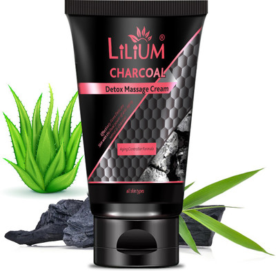LILIUM Charcoal Detox Massage Cream for Aging Controller Formula(100 ml)