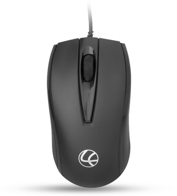 LAPCARE L-70 Plus / 1200 DPI Wired Ambidextrous Optical Mouse(USB 2.0, Black)