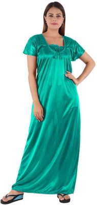 BeeSmart Women Nighty(Green)