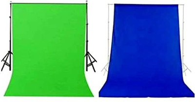 Stookin 6FTX9FT Backdrop Lekera Photo Light Studio Background Green ,Blue (Pack Of 2) Reflector