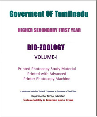 11th Standard Zoology Volume 1 And 2 English Tamilnadu State Board(Paperback, Tamilnadu Board)