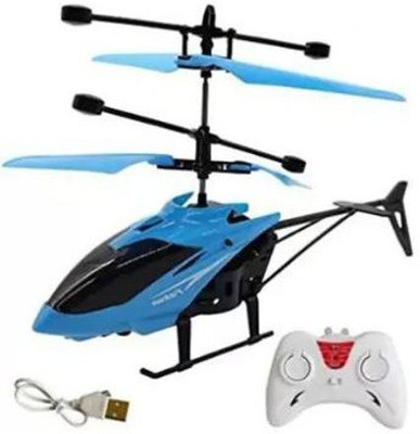 TGNSTORE Infrared Induction Flying 2 in 1 Helicopter with Hand Motion Detector(Sky Blue)