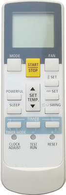 UNBREAKABLE Compatible with AR-RAJ1E 107 for O GENERAL AC Remote Controller(White)
