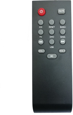 UNBREAKABLE Compatible with SPA3000U/94 Multimedia PHILIPS Home Theatre Remote Controller(Black)
