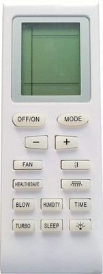 OG Remote Ve-18, AC-36,YB1F2,YB1FA Voltas AC Remote Controller(White)