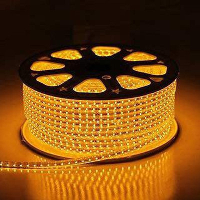 spark world 880 LEDs 10 m Yellow Steady Strip Rice Lights(Pack of 1)