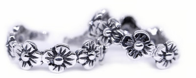 jsaj 2252 BAND TOERING Silver Silver Plated Toe Ring
