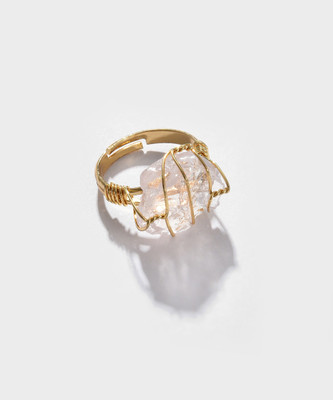 SOHI Alloy Gold Plated Ring