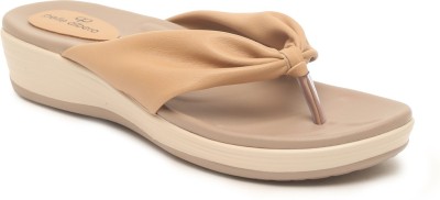 pelle albero Women Flats(Beige , 4)