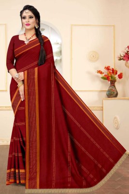 HOUSEOFTITLI Printed Daily Wear Georgette Saree(Maroon)