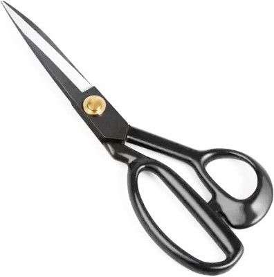 CRAZYGOL 12 inch multipurpose scissors stainless steel and premium quality Scissors(Set of 1, Black)