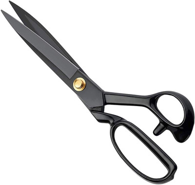 CRAZYGOL 11 inch multipurpose scissors are made of stainless steel Scissors(Set of 1, Black)