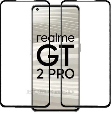 ECMERED Edge To Edge Tempered Glass for Realme GT 2 Pro(Pack of 2)