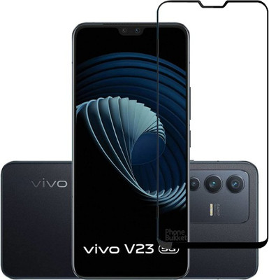 BeeVault Edge To Edge Tempered Glass for Vivo V23 5G(Pack of 1)