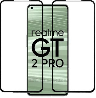 ECMERED Edge To Edge Tempered Glass for Realme GT 2 Pro(Pack of 2)