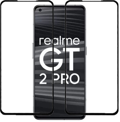 ECMERED Edge To Edge Tempered Glass for Realme GT 2 Pro(Pack of 2)