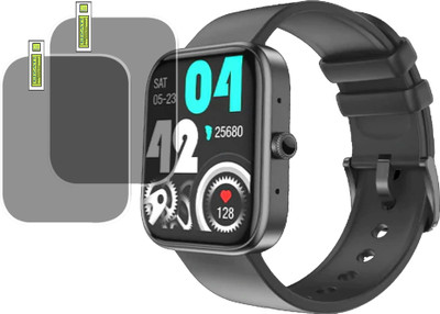 EJZATI Screen Guard for Fire-Boltt Ninja Call 2 SMARTWATCH SCREEN TEMPERED(Pack of 2)