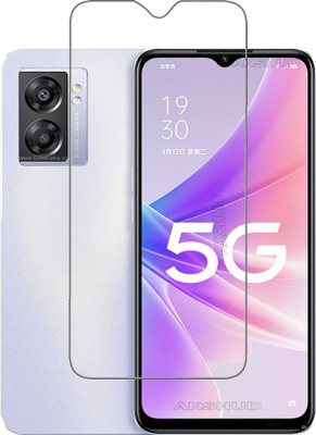 AKSHUD Tempered Glass Guard for OPPO A57 5G(Pack of 1)