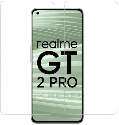 ECMERED Tempered Glass Guard for Realme GT 2 Pro(Pack of 2)